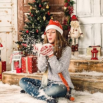 Amazon | スノーパウダー 人工雪 インスタントスノー 模擬雪 偽